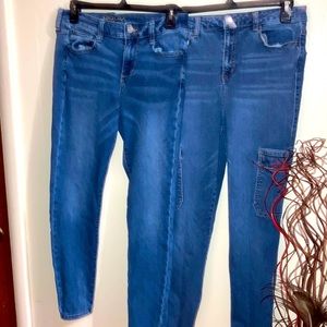 2 pair of jeans Arizona size 9 blue,GB jeans size 11.